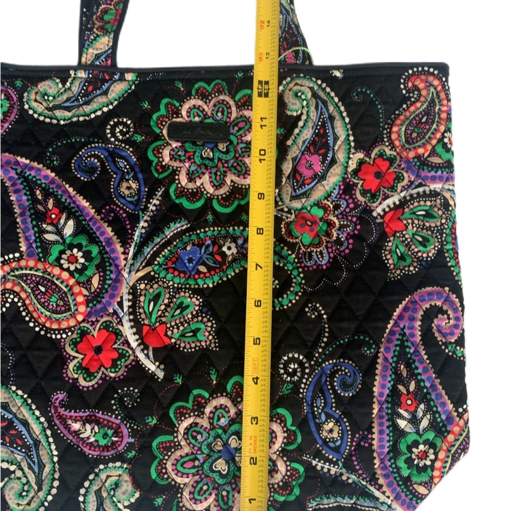 Pre Owned Women's Vera Bradley Kiev Paisley Tote Bag Stylish Practical Fashion - Picture 14 of 16